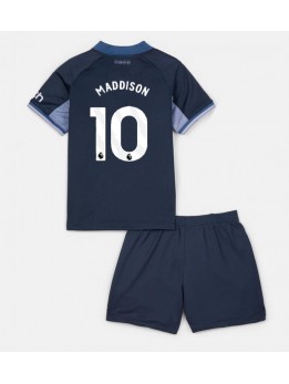 Tottenham Hotspur James Maddison #10 Replika Borta Kläder Barn 2023-24 Kortärmad (+ byxor)